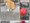 Collage aus sechs Bildern: Eine orange Katze, ein rotes 'SHP' Autologo, eine Erdbeere, ein Handtuch mit rotem Logo, ein rotes 'R' Emblem und eine rote Rose. Nur die Objekte sind farbig, der Hintergrund ist schwarz-weiß.